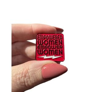 Empowered Women Empower Women Red Lightning Pin/badge/feminism gift